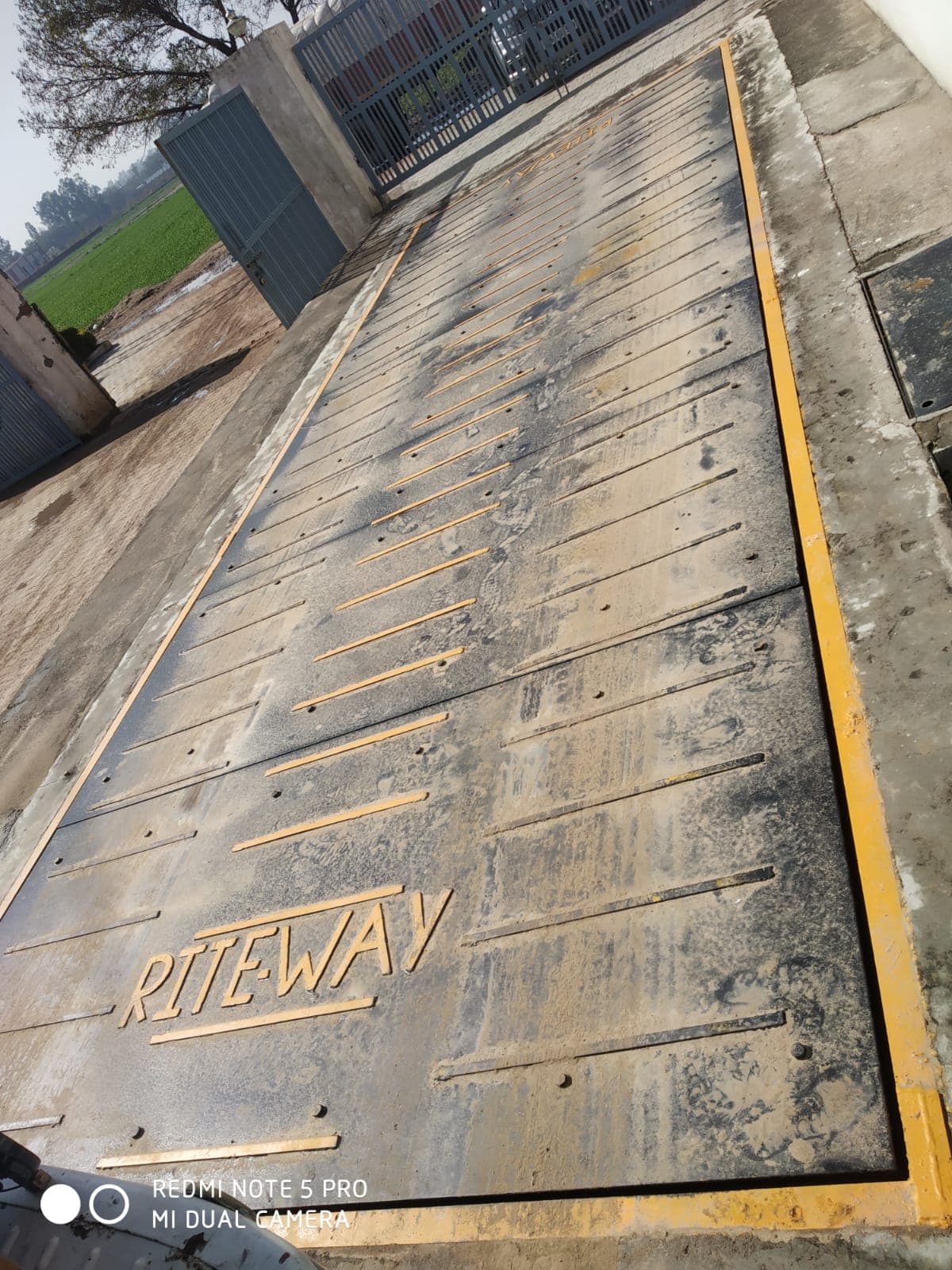 Rite-Way installation 4 — weighbridge or scale, North India